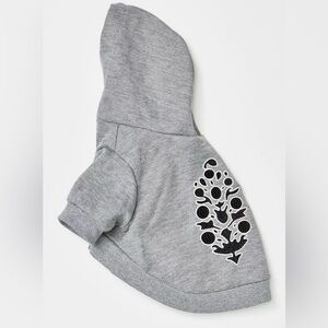 Free People Movement Final Call Logo Hoodie Grey Dog NWT
